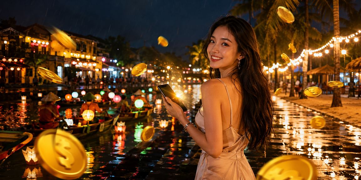 Người dùng Hội An đọc kèo và thuật ngữ cá cược trên điện thoại
