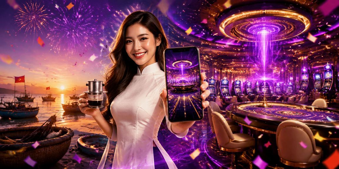 Người dùng Mũi Né đặt cược casino trên điện thoại bên ly cà phê