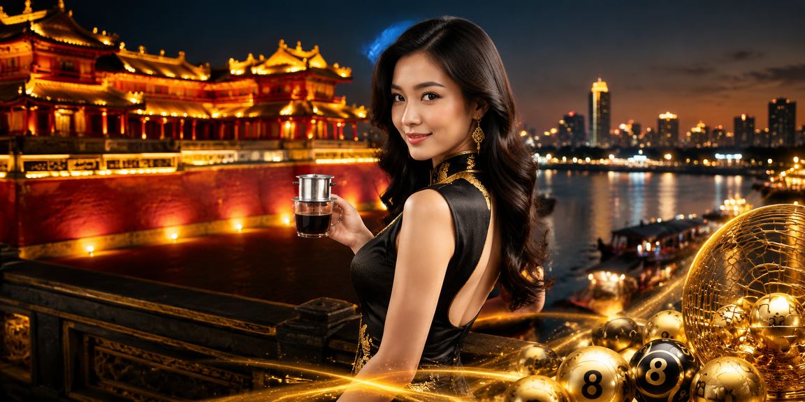 Người chơi tại Sài Gòn xem xổ số và cá cược trực tuyến bên cà phê buổi chiều
